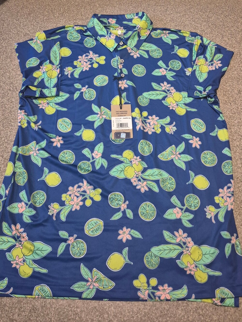 Nwt Mens Chubbies Polo Shirt Size Xl